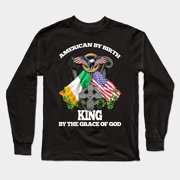 KING Family Name Irish American Long Sleeve T-Shirt by Ireland